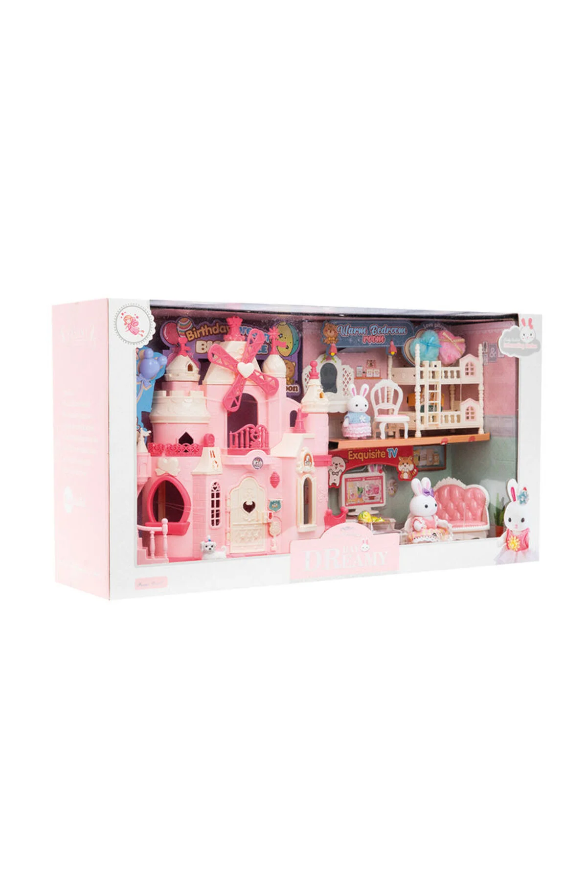 Bay Dreamy Mini Tavşan Büyük Şato Oyun Seti