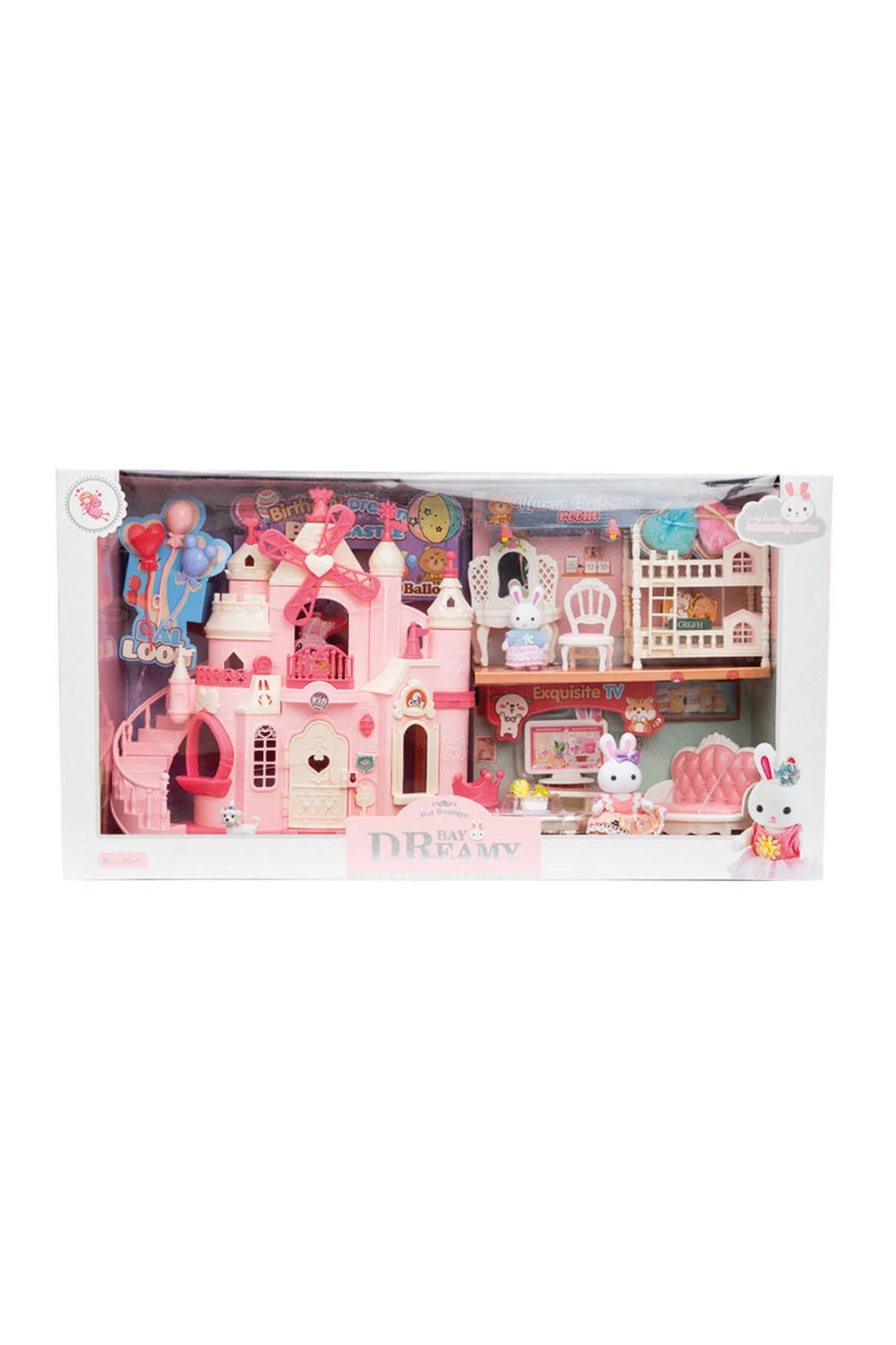 Bay Dreamy Mini Tavşan Büyük Şato Oyun Seti