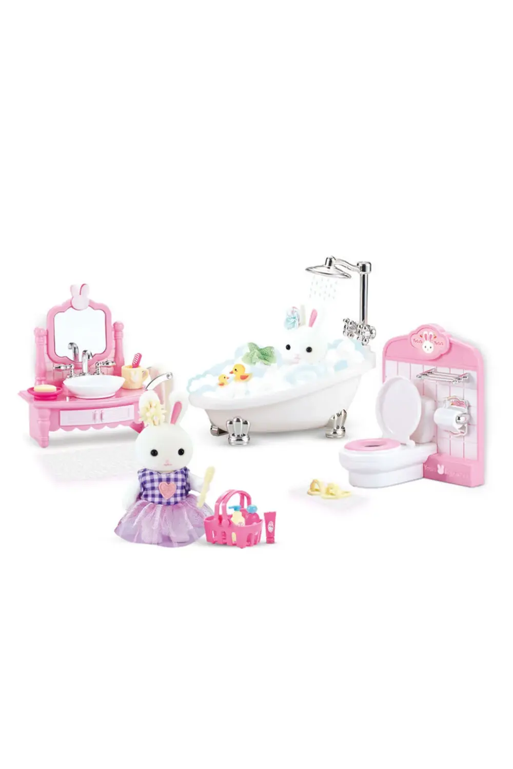 Bay Dreamy Mini Tavşan Büyük Banyo Oyun Seti