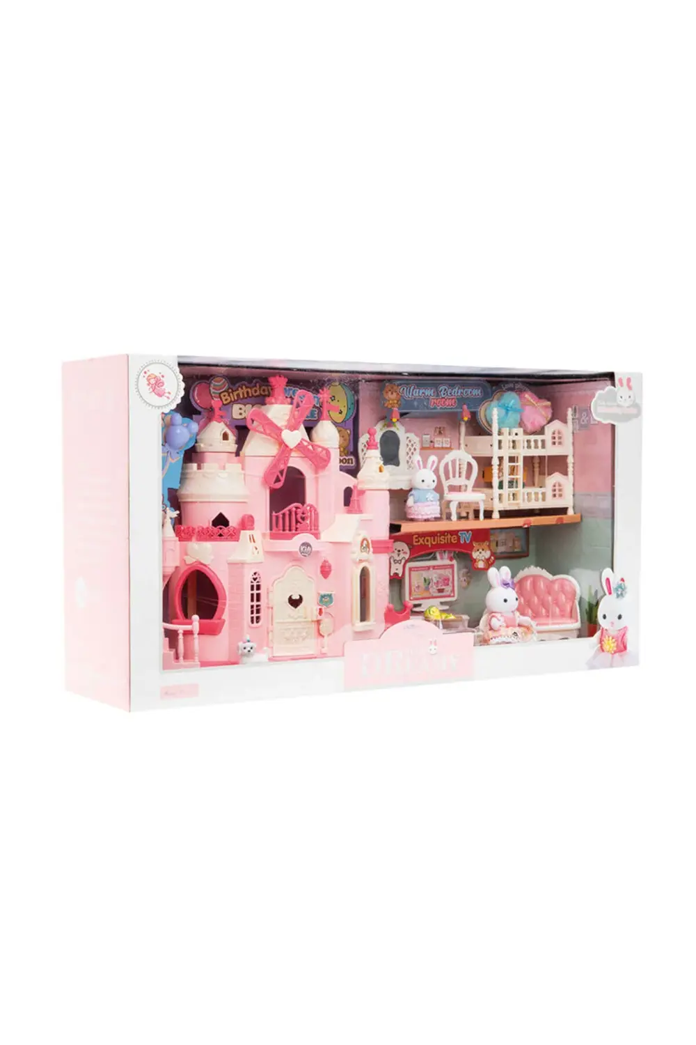 Bay Dreamy Mini Tavşan Büyük Şato Oyun Seti