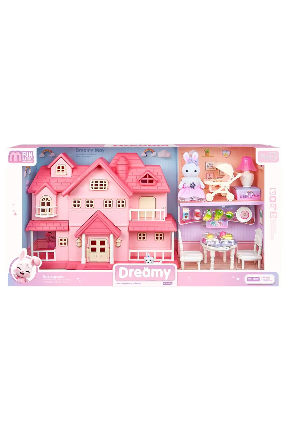 BAY DREAMY MİNİ TAVŞAN- BÜYÜK VİLLA OYUN SETİ