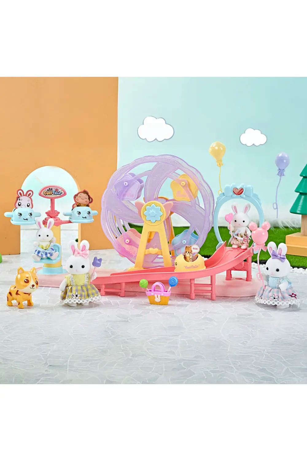 Bay Dreamy Mini Tavşan Eğlenceli Dönme Dolap Seti