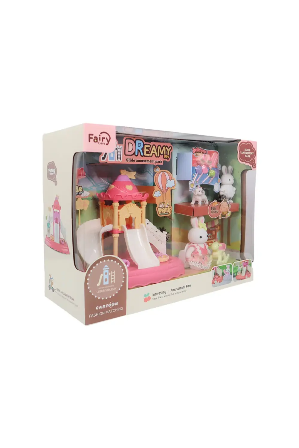 Bay Dreamy Mini Tavşan Kaydıraklı Tavşan Aile Parkı