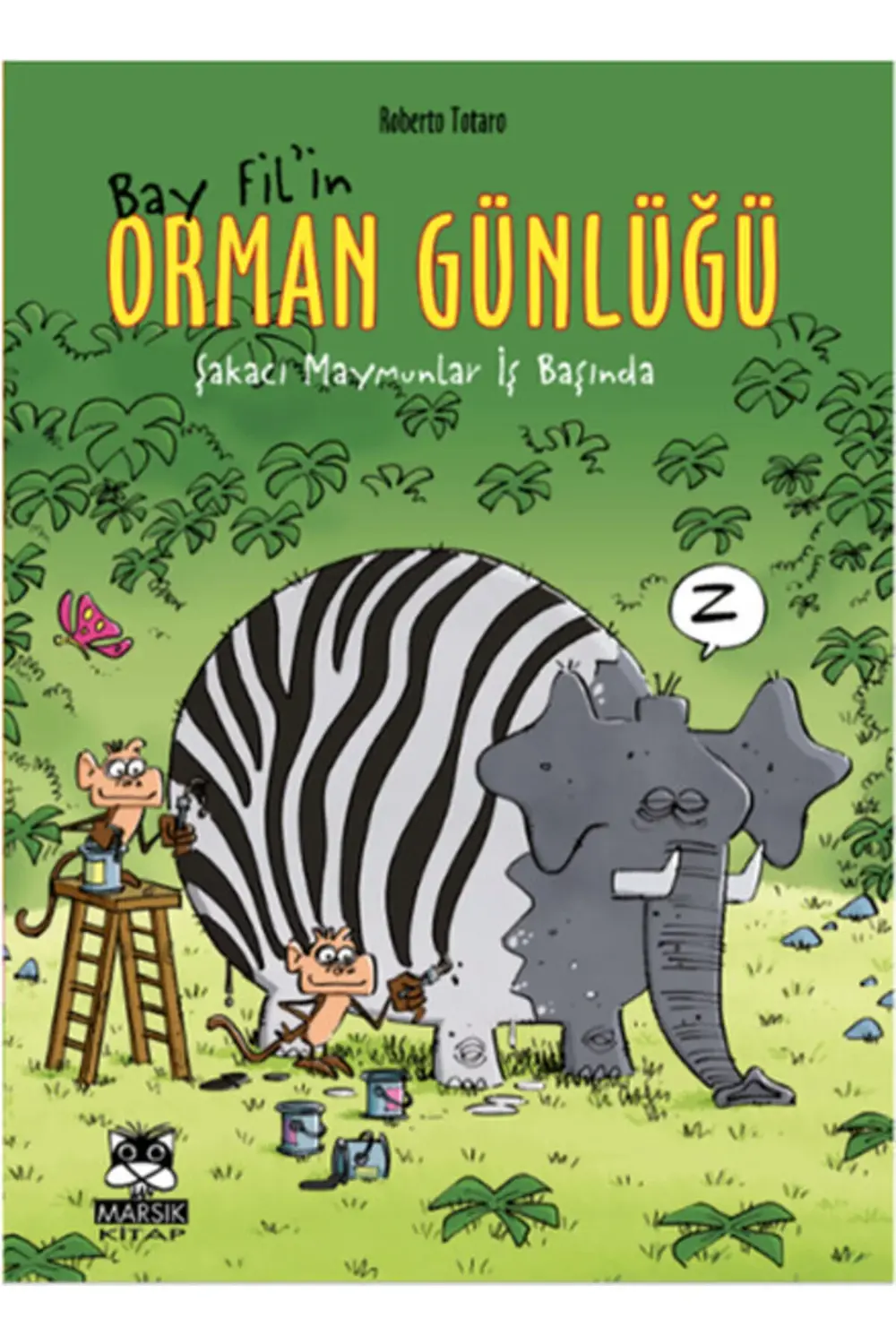 Bay Filin Orman Günlüğü Şakacı Maymunlar İş Başında