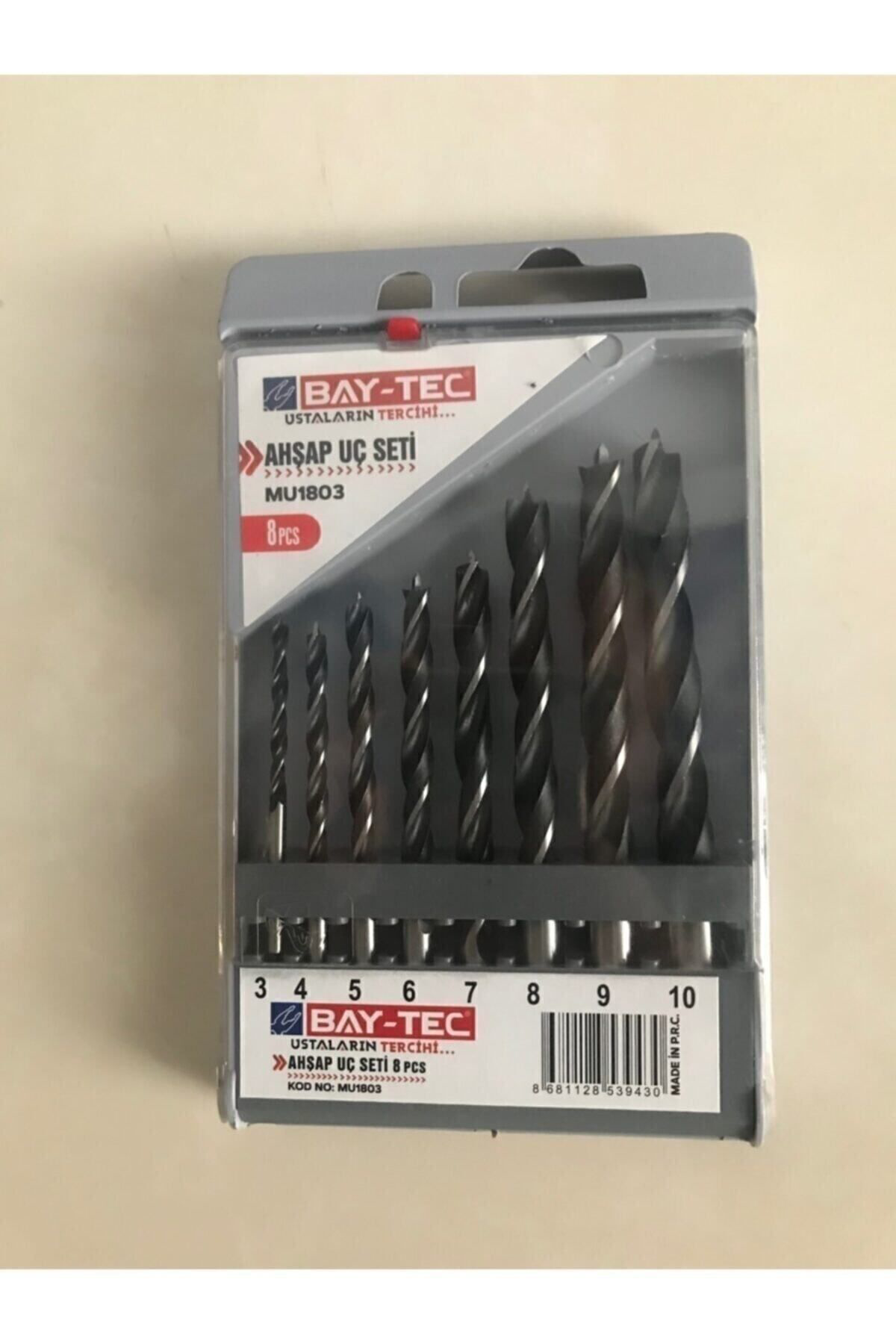 Bay Tec Ahşap Delme Uç Seti 8 Parça - Vida