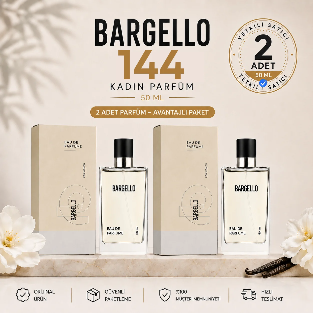 BAYAN PARFÜM 144 FLORAL 50 ML EDP 198658695103 2x