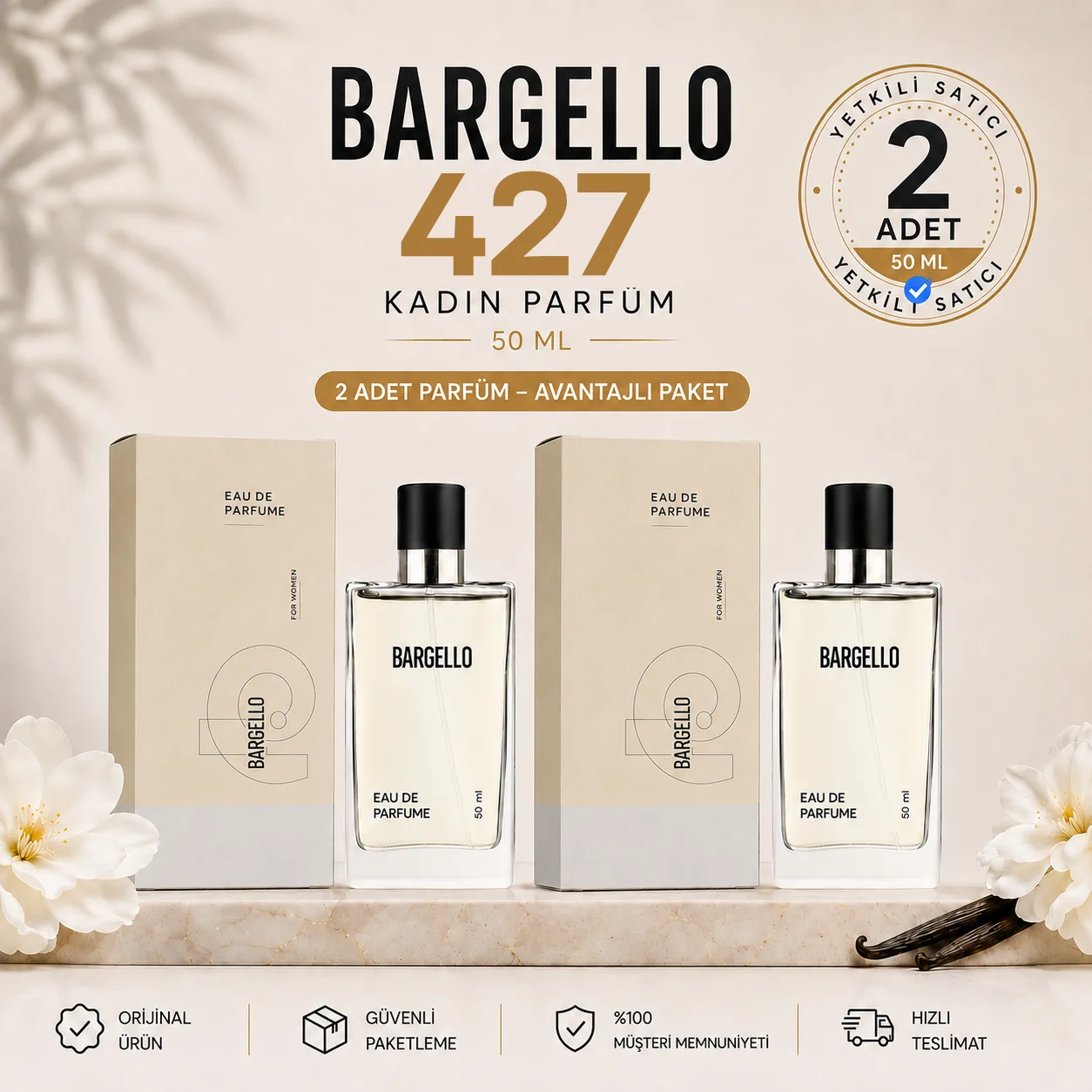 BAYAN PARFÜM 427 FLORAL 50 ML EDP 198658695005 x2