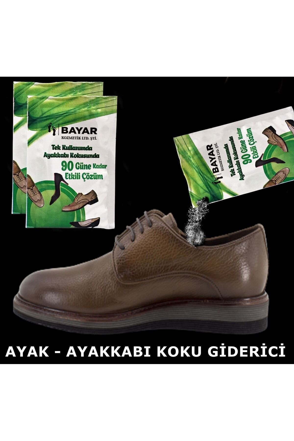 BAYAR AYAKKABI KOKU GİDERİCİ BAKIM TOZU 24'LÜ