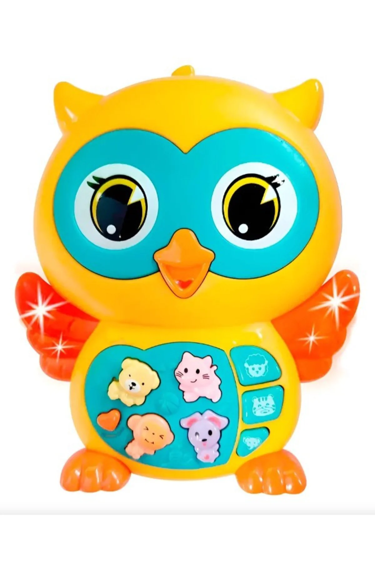 Baykuş Eğitici Bebek Piyanosu - Sarı (Lisinya)