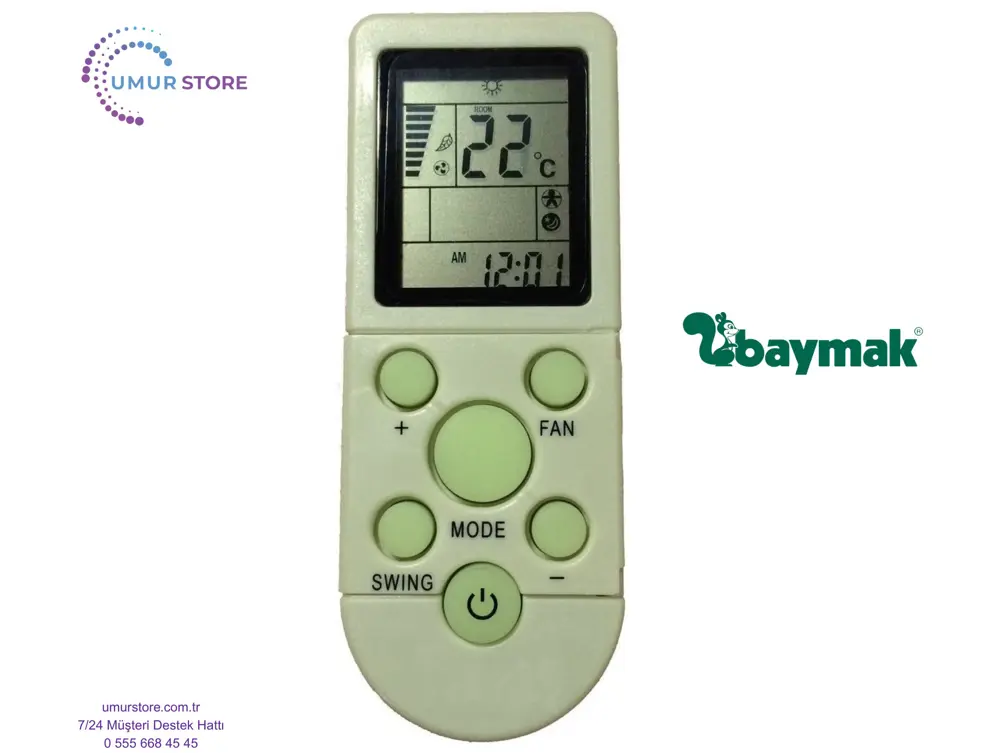 Baymak 12CHS Klima Kumandası Baymak 12CHS Klima Kumandası