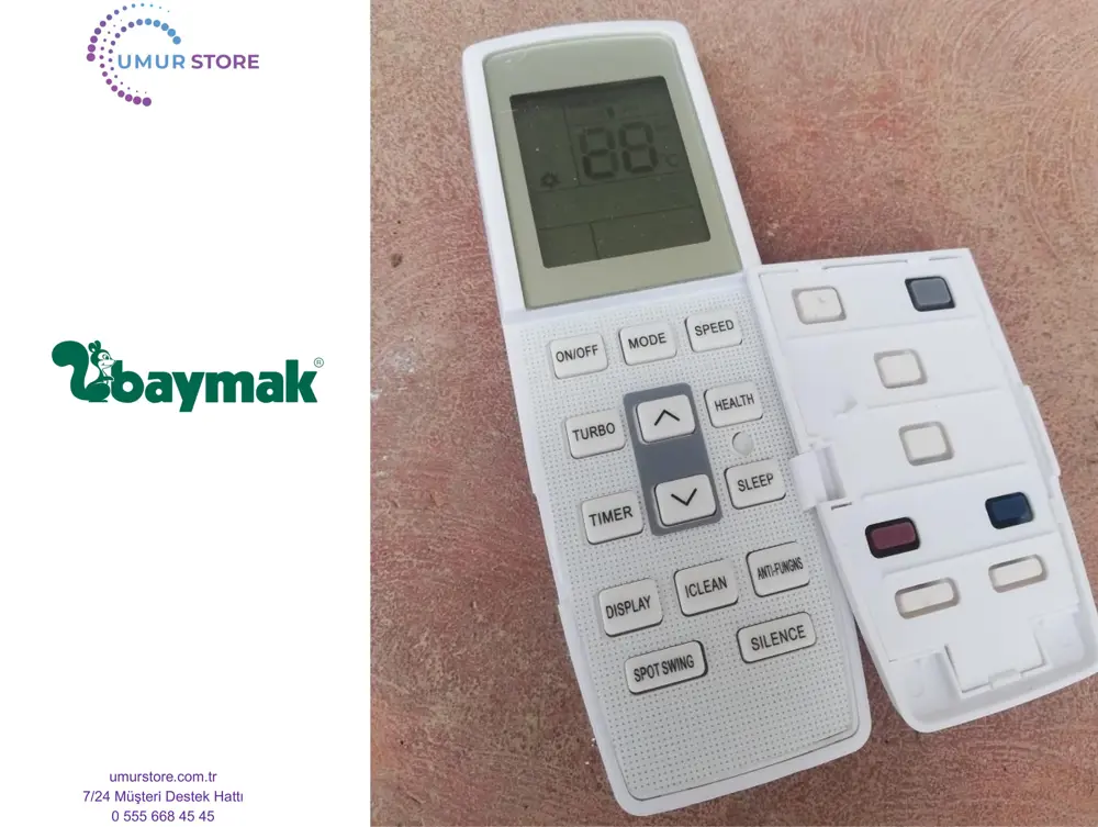 Baymak Elegant Prime Multi 24 Klima Kumandası Baymak Elegant Prime Multi 24 Klima Kumandası