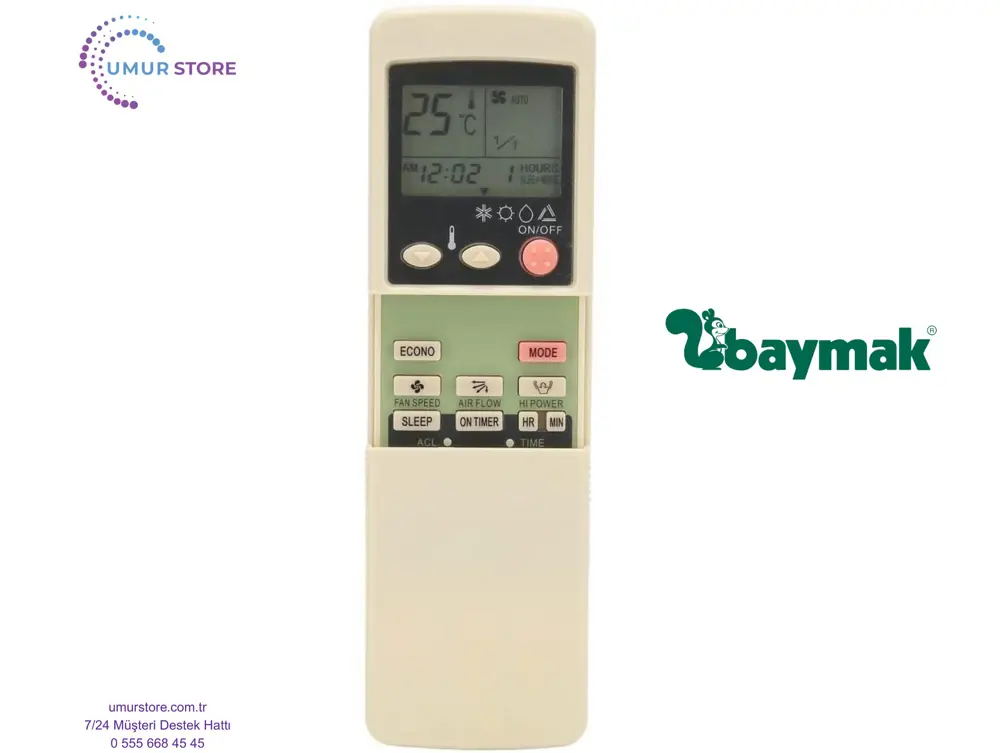 Baymak RKN502A Klima Kumandası