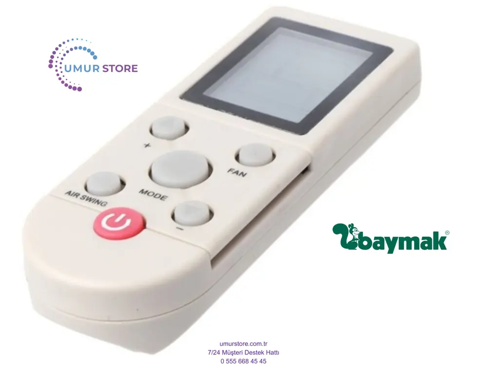 Baymak YKR-F/006 Uyumlu Klima Kumandası