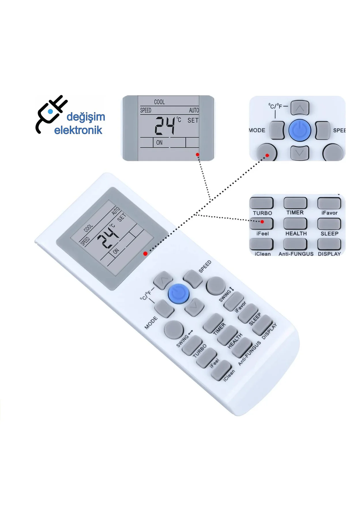 Baymak Ykr-p/001e Klima Kumandası