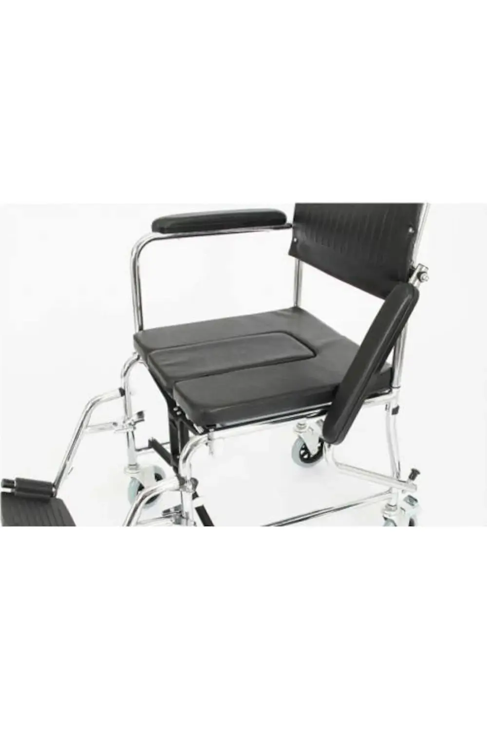 Baymedikal Klozetli Tuvaletli Tekerlekli Sandalye Engelli Hasta B