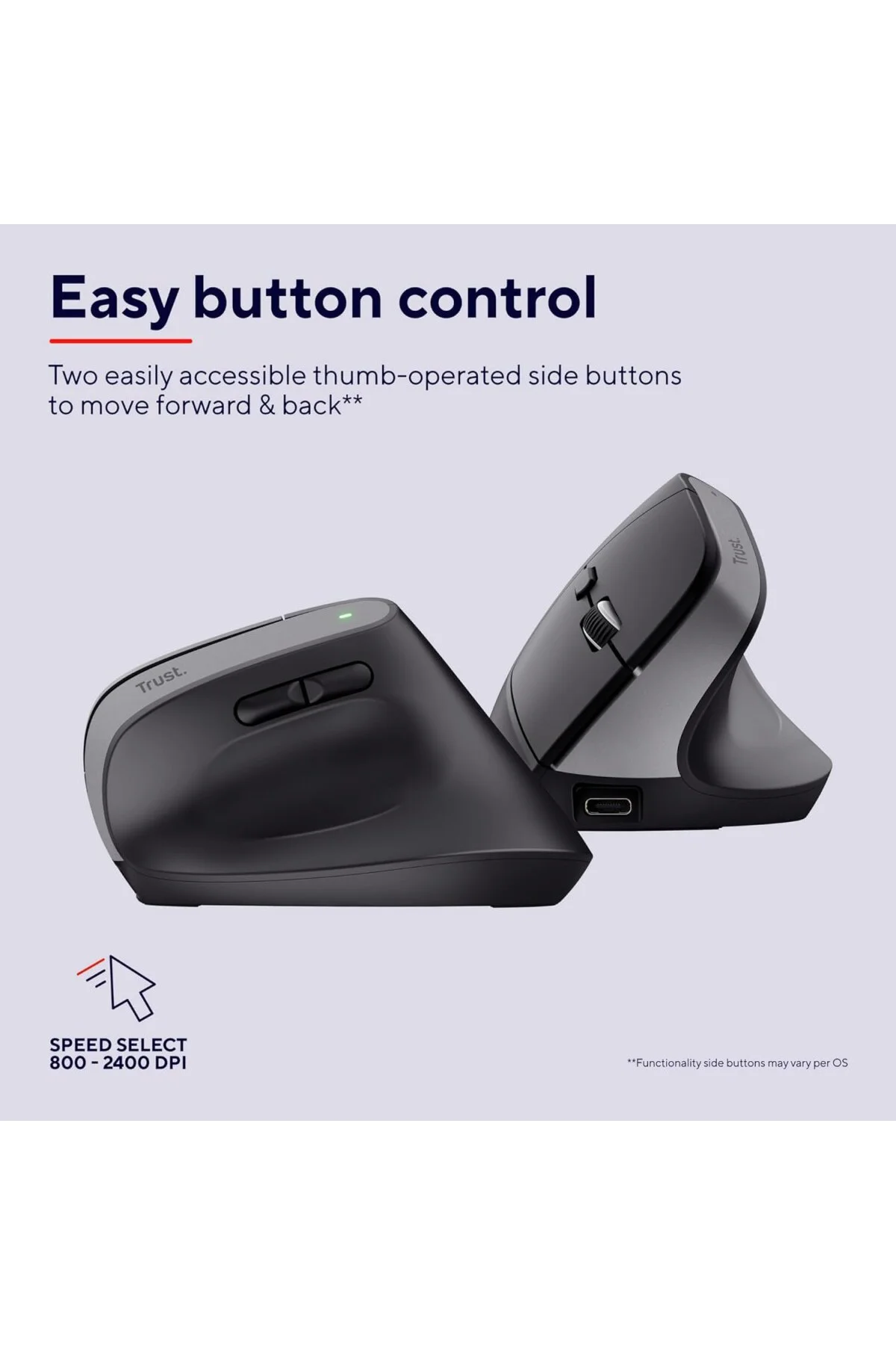 Bayo+ Ergonomik Kablosuz Mouse-Syh Bayo+ Ergonomik Kablosuz Mouse-Syh