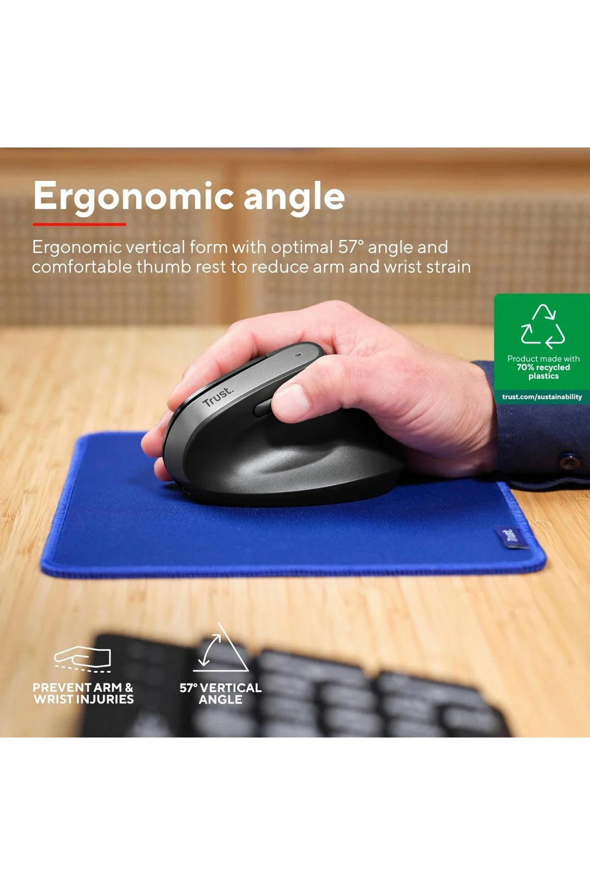 Bayo+ Ergonomik Kablosuz Mouse-Syh Bayo+ Ergonomik Kablosuz Mouse-Syh