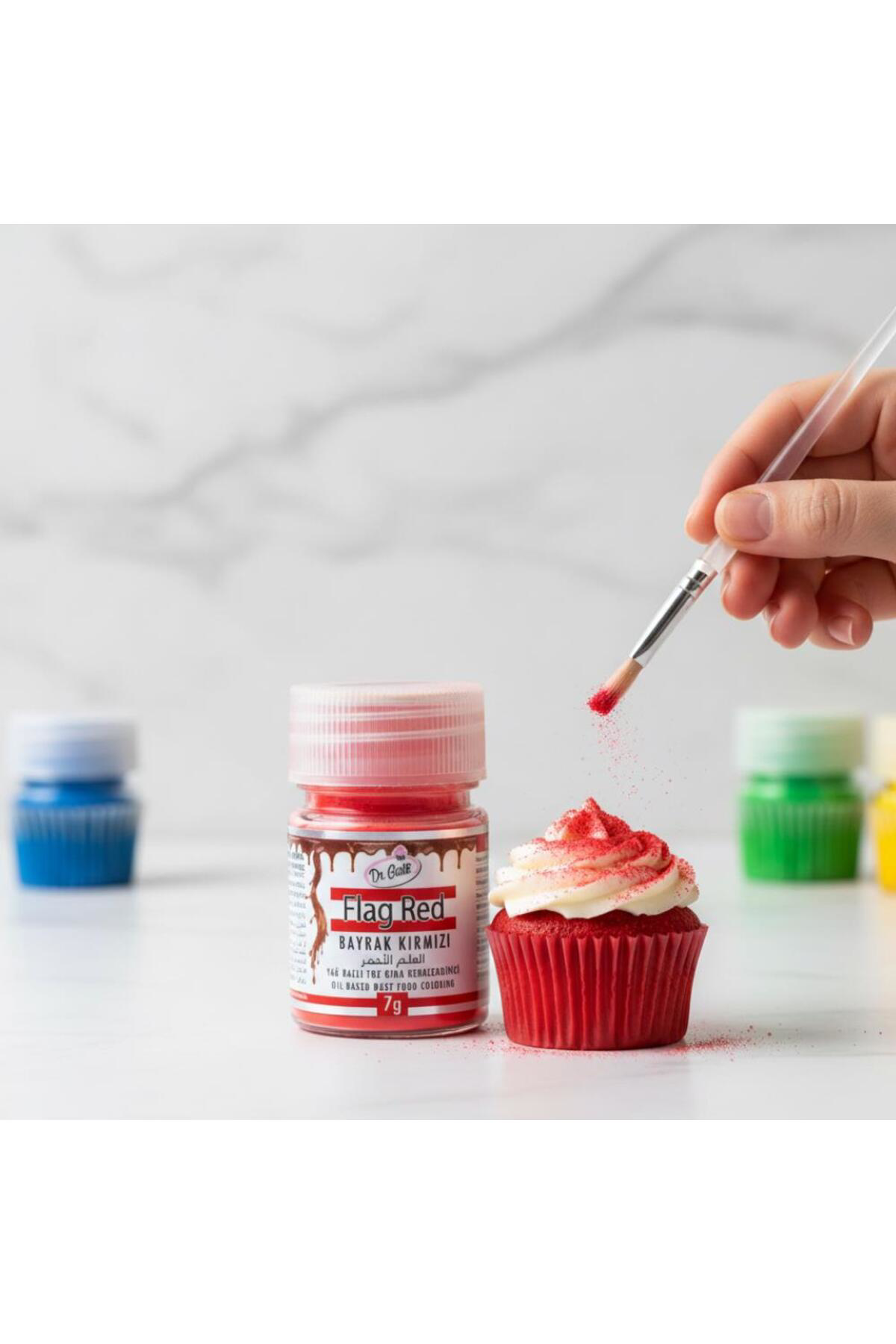 Bayrak Kırmızı 7 g – Çikolata, Ganaj ve Yağlı Karışımlar İçin