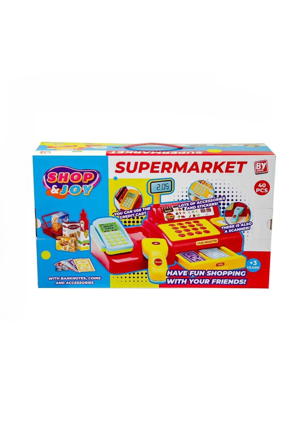 Bayraktar Shop & Joy Yazar Kasa Alış Veriş Seti Bp-578