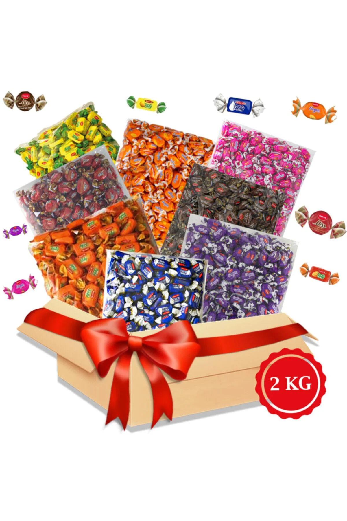 Bayram Şekeri 8 X 250 Gr Bayram Kolisi(BAZI ÇEŞİTLER TÜKENİNCE BA