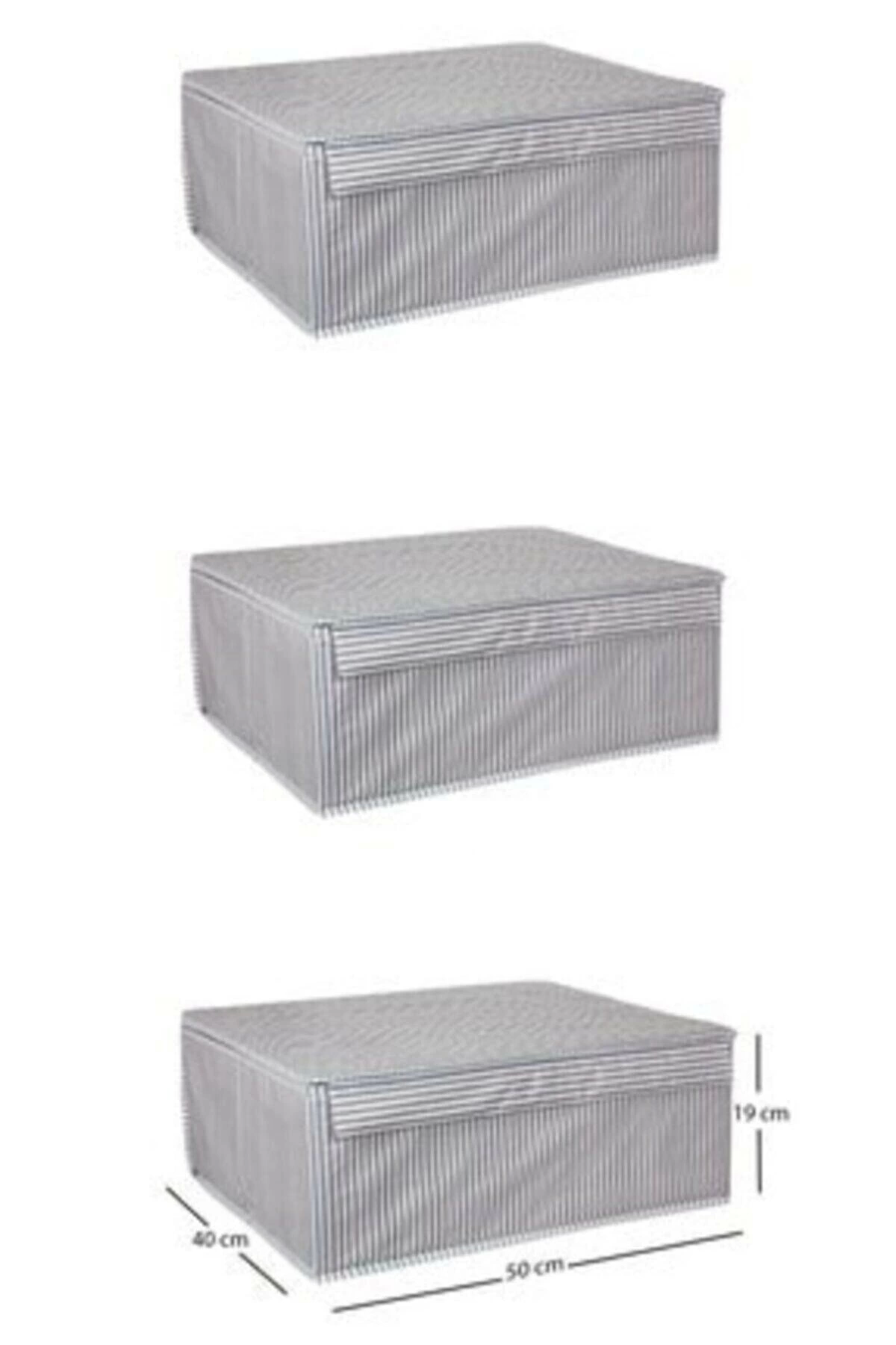 Baza Altı Boy Çok Amaçlı Düzenleyici Kutu Organizer Cırt Cırtlı H