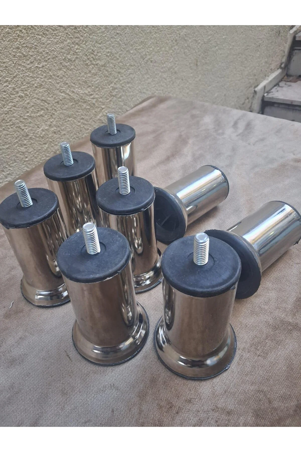 Baza Ayak HDR 90565 Koltuk Ayağı Kanepe Ayağı Mobilya Ayağı Krom 10 cm (8 Adet) Baza Ayak HDR 90565 Koltuk Ayağı Kanepe Ayağı Mobilya Ayağı Krom 10 cm (8 Adet) - Görsel 6