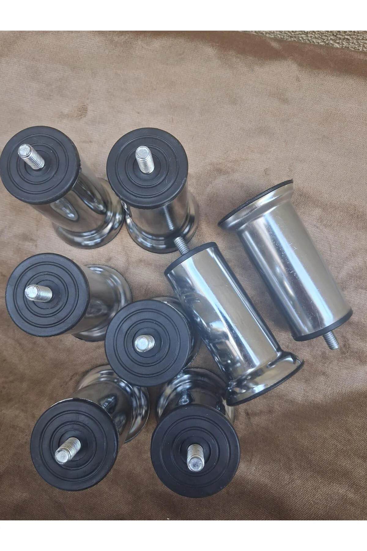 Baza Ayak HDR 90570 Koltuk Ayağı Kanepe Ayağı Mobilya Ayağı Krom 12 cm (8 Adet) Baza Ayak HDR 90570 Koltuk Ayağı Kanepe Ayağı Mobilya Ayağı Krom 12 cm (8 Adet) - Görsel 6