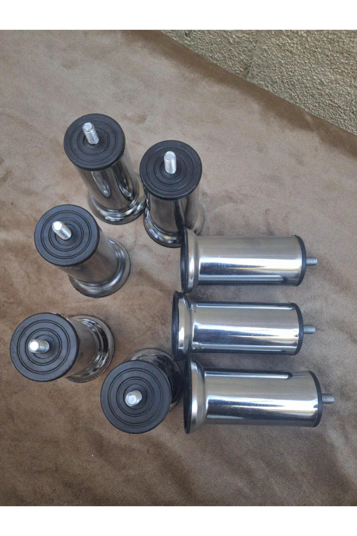 Baza Ayak HDR 90570 Koltuk Ayağı Kanepe Ayağı Mobilya Ayağı Krom 12 cm (8 Adet) Baza Ayak HDR 90570 Koltuk Ayağı Kanepe Ayağı Mobilya Ayağı Krom 12 cm (8 Adet) - Görsel 5