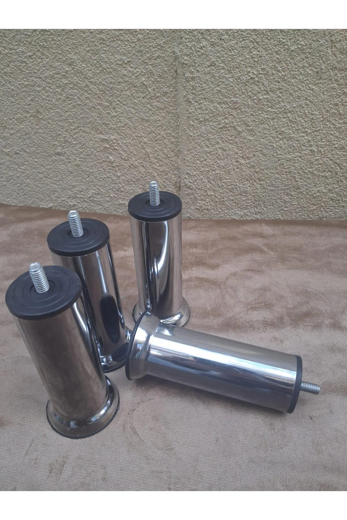 Baza Ayak HDR 90571 Koltuk Ayağı Kanepe Ayağı Mobilya Ayağı Krom 15 cm (4 Adet) Baza Ayak HDR 90571 Koltuk Ayağı Kanepe Ayağı Mobilya Ayağı Krom 15 cm (4 Adet) - Görsel 5