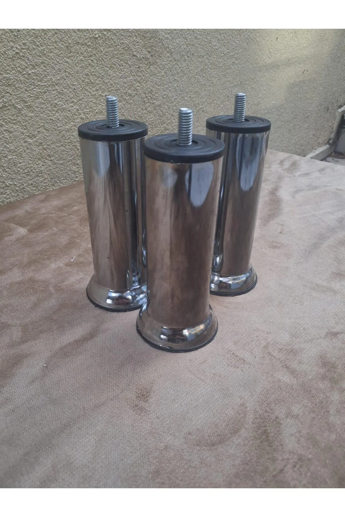 Baza Ayak HDR 90571 Koltuk Ayağı Kanepe Ayağı Mobilya Ayağı Krom 15 cm (4 Adet) Baza Ayak HDR 90571 Koltuk Ayağı Kanepe Ayağı Mobilya Ayağı Krom 15 cm (4 Adet) - Görsel 3