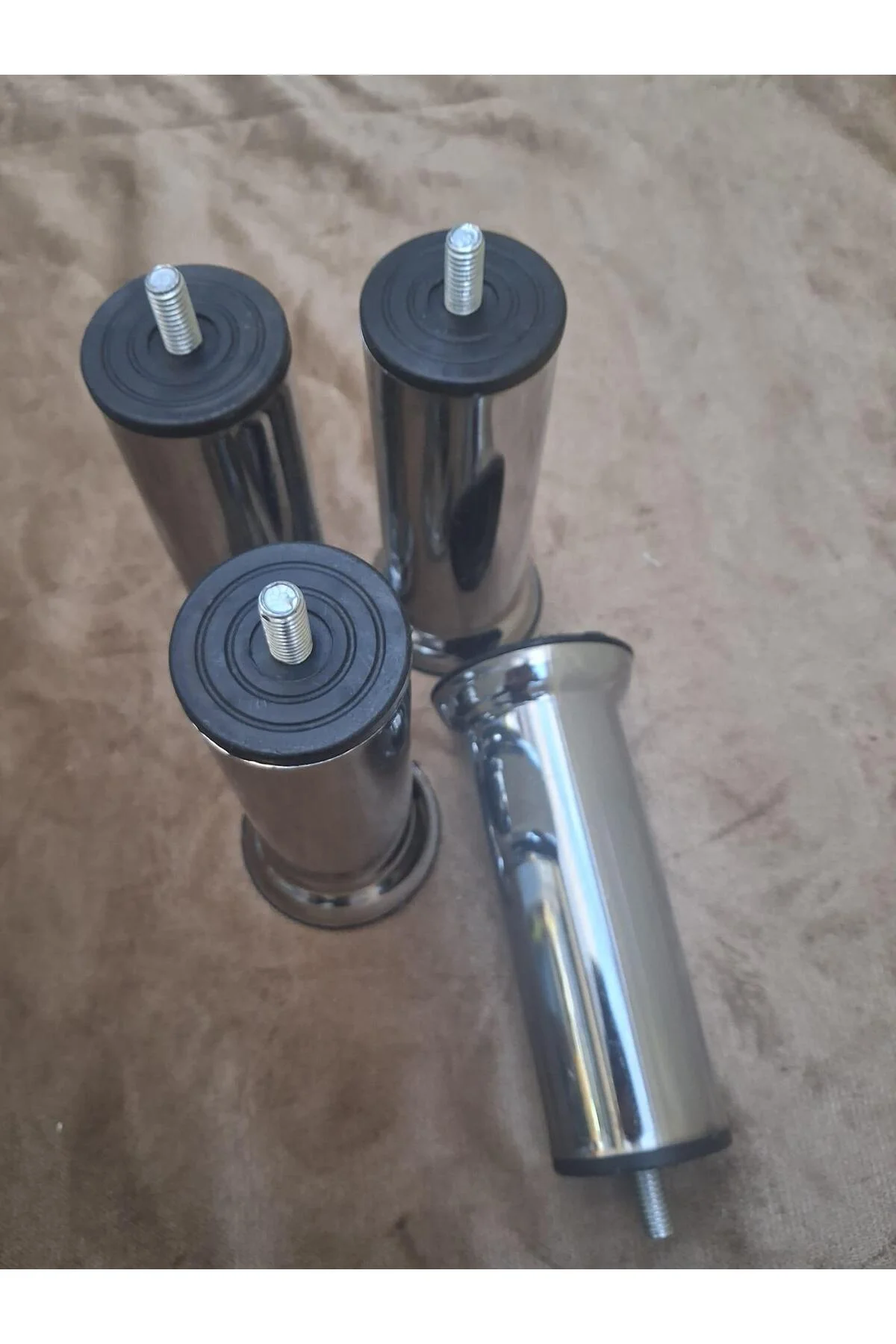 Baza Ayak HDR 90571 Koltuk Ayağı Kanepe Ayağı Mobilya Ayağı Krom 15 cm (4 Adet) Baza Ayak HDR 90571 Koltuk Ayağı Kanepe Ayağı Mobilya Ayağı Krom 15 cm (4 Adet) - Görsel 4