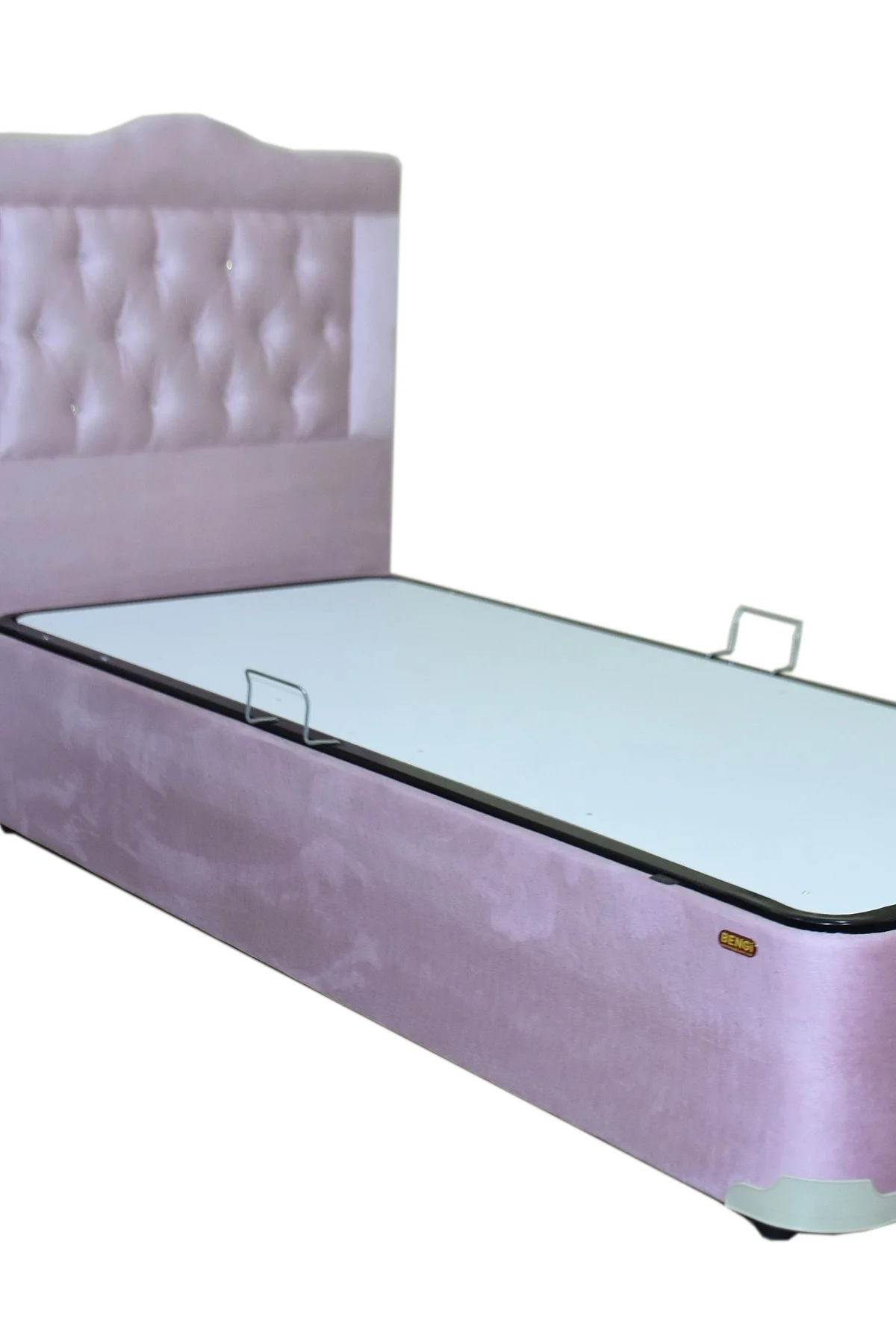 Baza-Başlık 13430 TAY TÜY PEMBE Kumaş MODEL Kapiton başlık Metal 90*190 El Yapım Baza-Başlık 13430 TAY TÜY PEMBE Kumaş MODEL Kapiton başlık Metal 90*190 El Yapım - Görsel 4