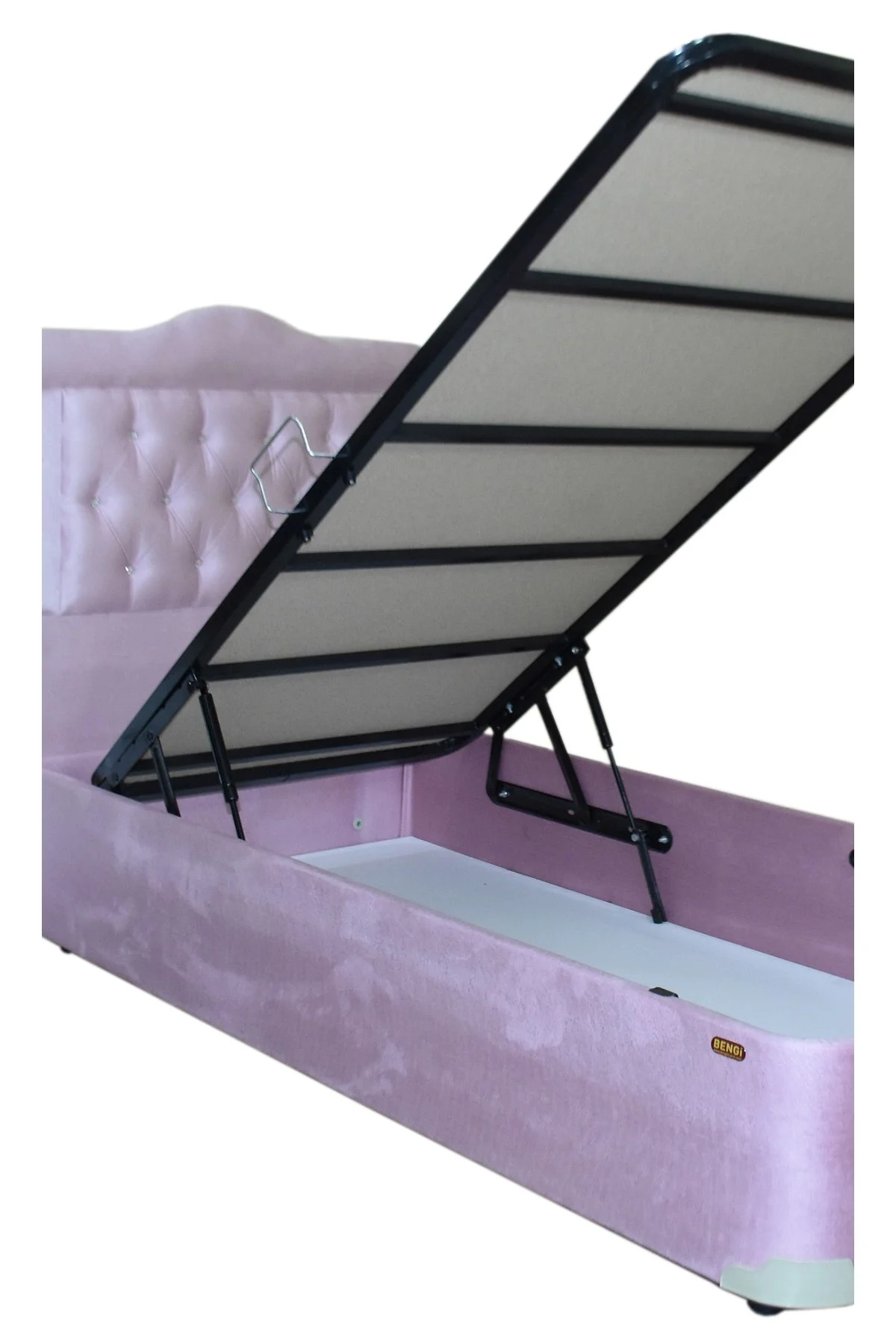 Baza-Başlık 13430 TAY TÜY PEMBE Kumaş MODEL Kapiton başlık Metal 90*190 El Yapım Baza-Başlık 13430 TAY TÜY PEMBE Kumaş MODEL Kapiton başlık Metal 90*190 El Yapım - Görsel 5