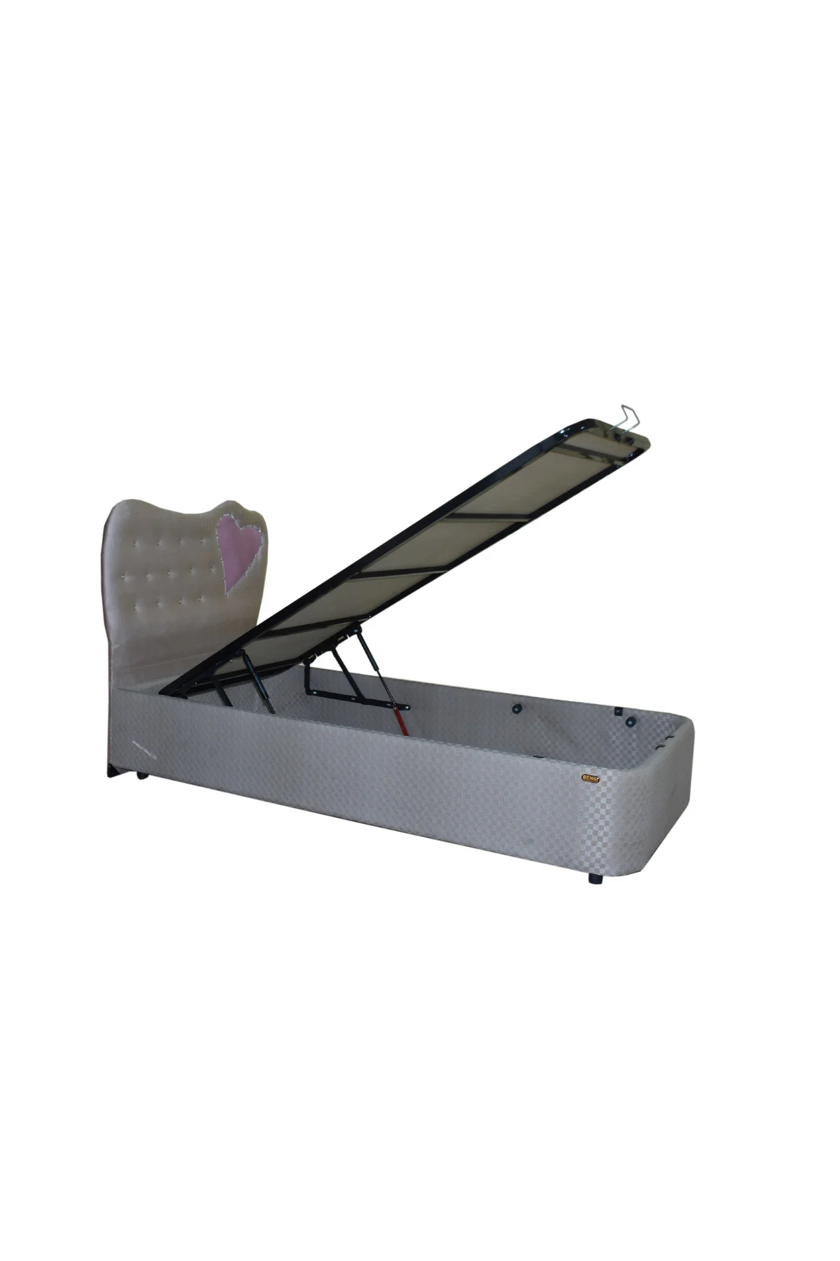Baza-Başlık 13432 STANDART Kumaş MODEL Kapitone Kalp başlık Metal 90*190 ElYapım Baza-Başlık 13432 STANDART Kumaş MODEL Kapitone Kalp başlık Metal 90*190 ElYapım - Görsel 2