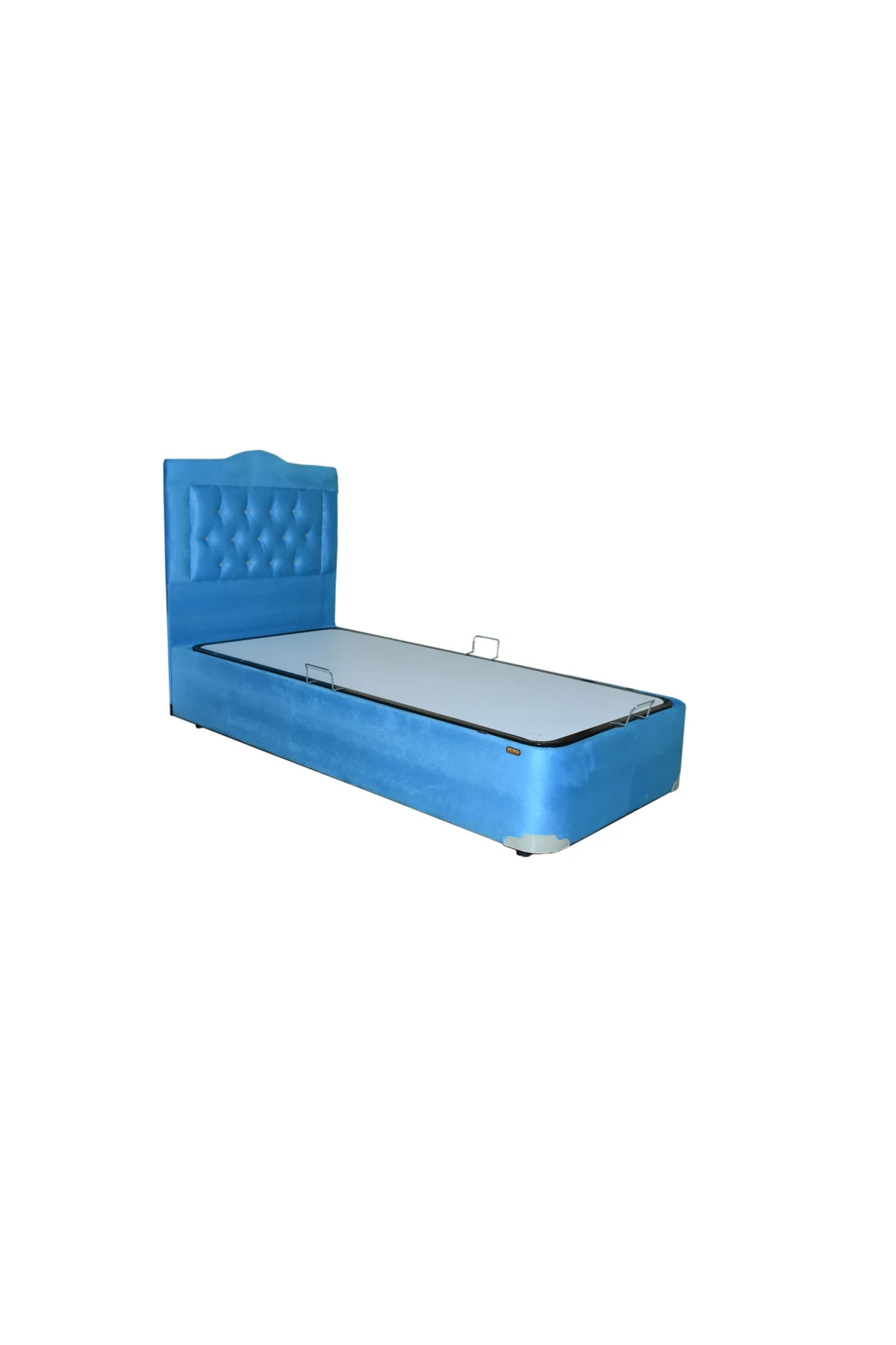 Baza-Başlık 18226 TayTüy Turkuaz Renk Kumaş Metal Çelik Baza 100*200 El Yapım Baza-Başlık 18226 TayTüy Turkuaz Renk Kumaş Metal Çelik Baza 100*200 El Yapım - Görsel 2