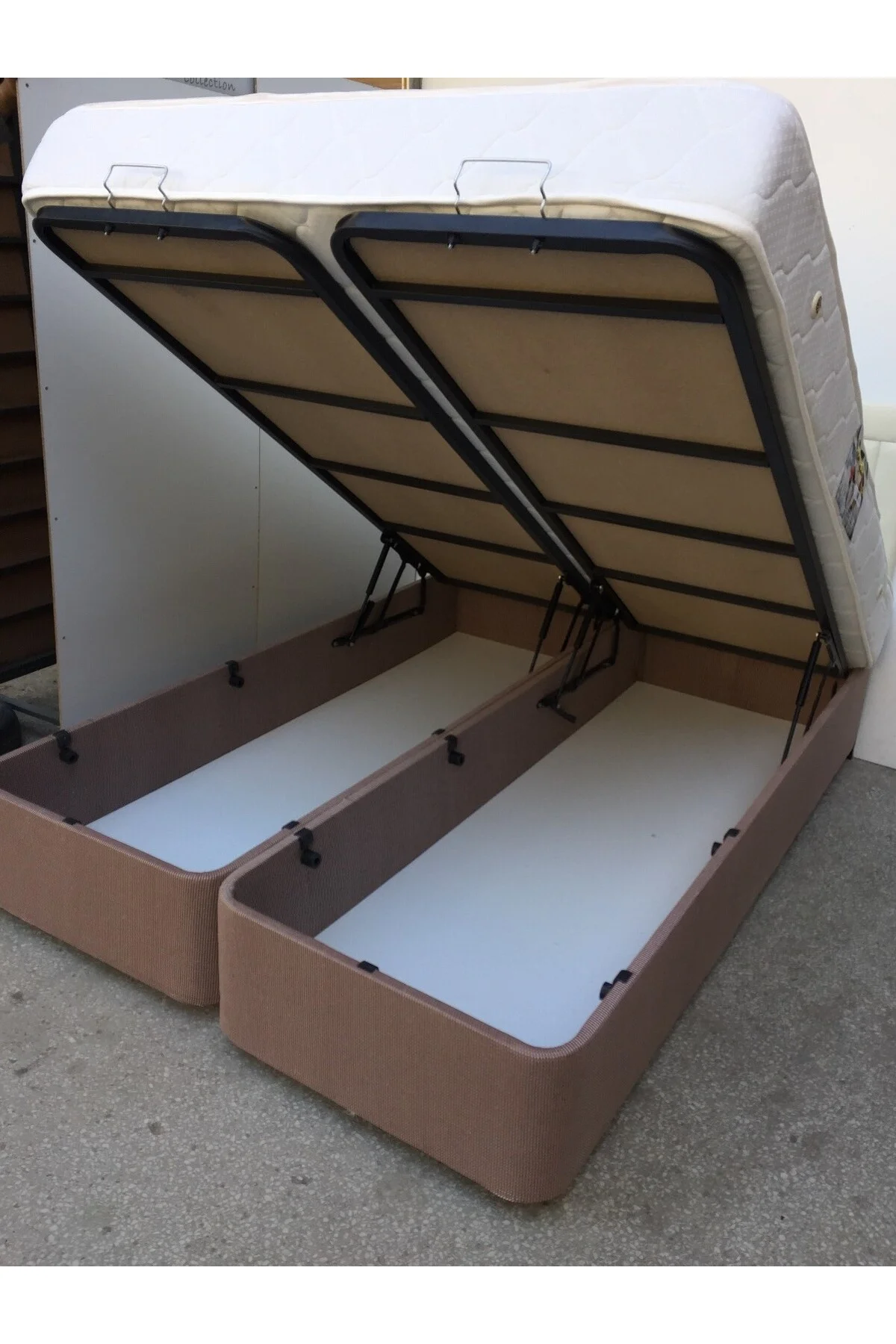 Baza-Başlık STANDART 13417 Deri başlık Metal Fırın Boya Soft Ort Yatak 150*200 Baza-Başlık STANDART 13417 Deri başlık Metal Fırın Boya Soft Ort Yatak 150*200 - Görsel 2