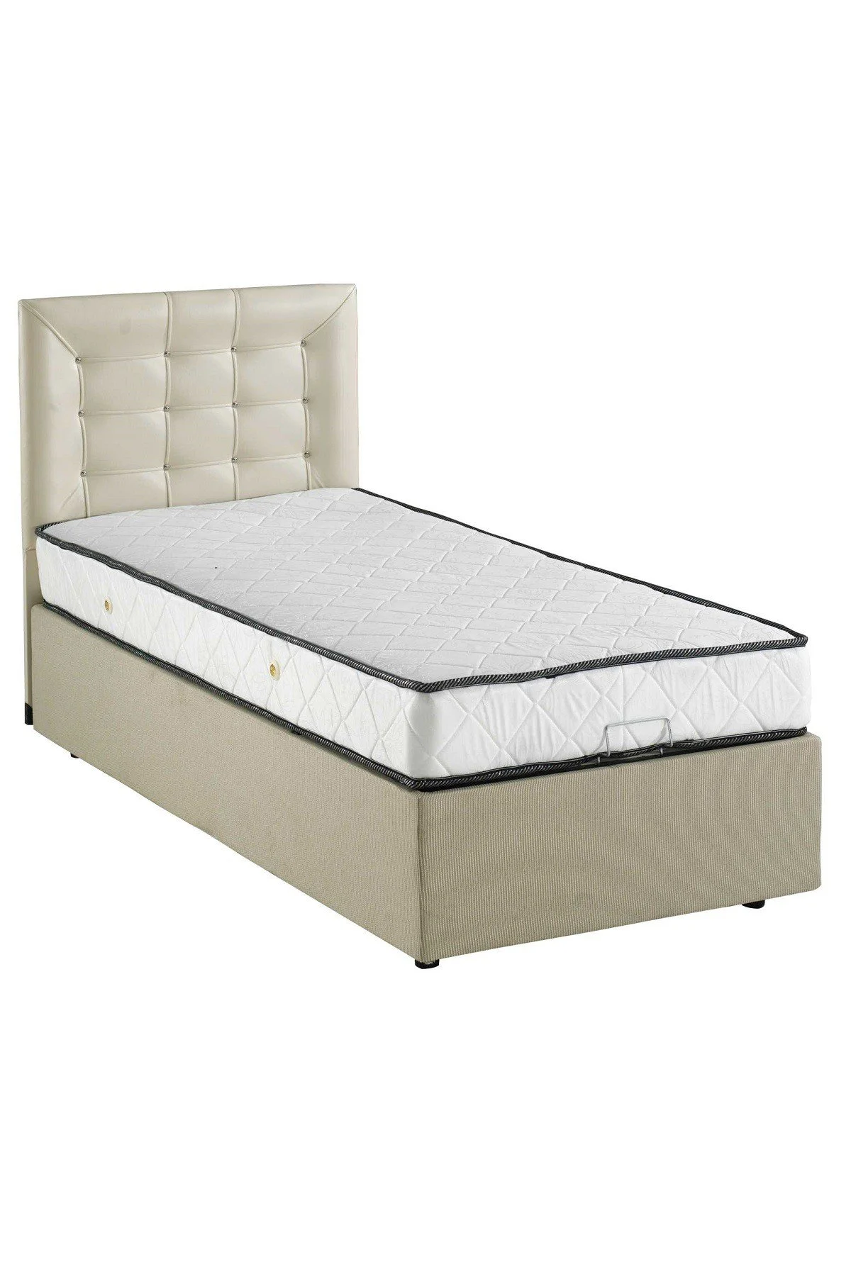 Baza-Başlık-yatak 13416 STANDART Kumaş Deri başlık Metal Çelik Or