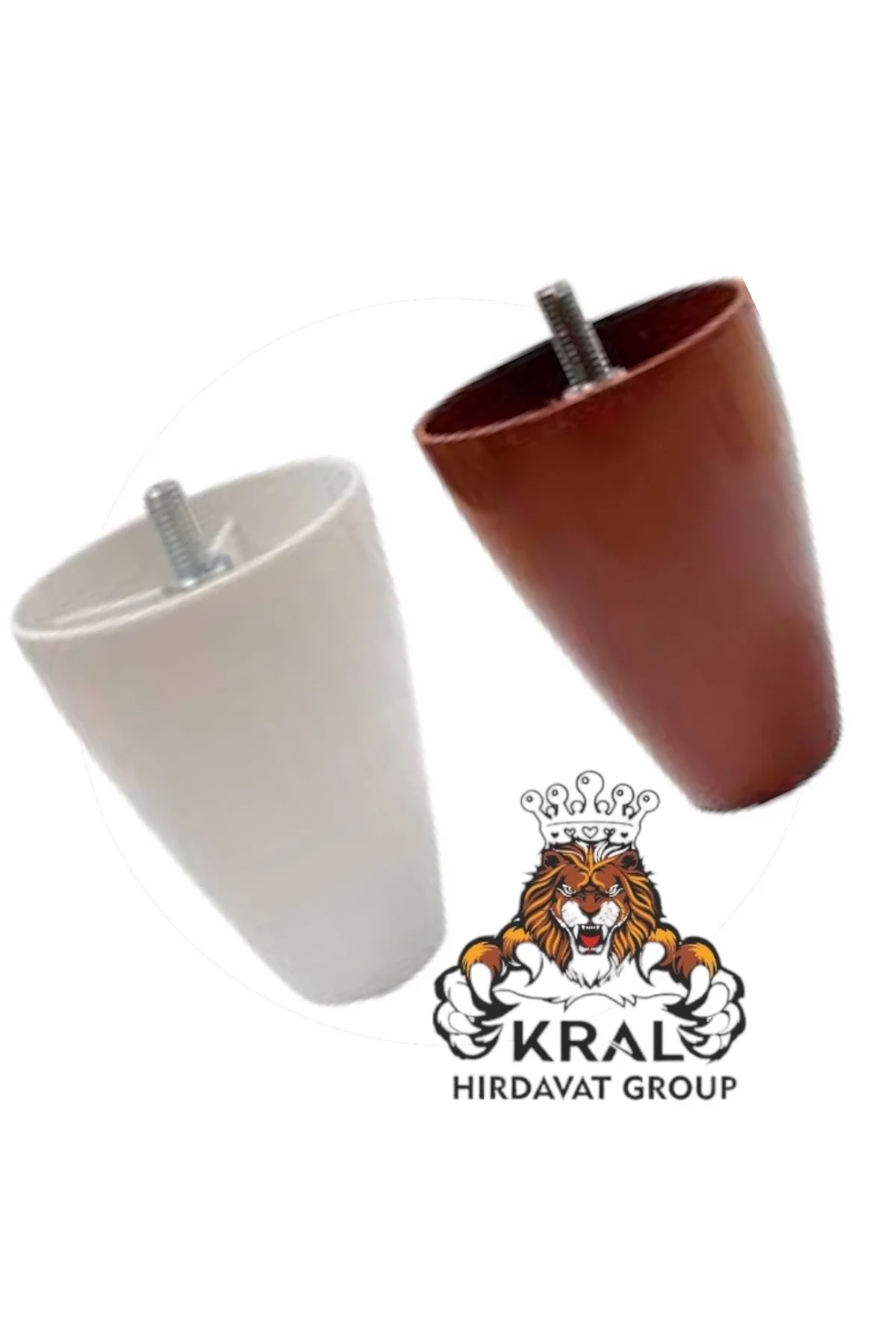 Baza, Dolap Ayak 4 Adet Kahverengi Veya Beyaz Çeşitleri 10 Cm 5x1