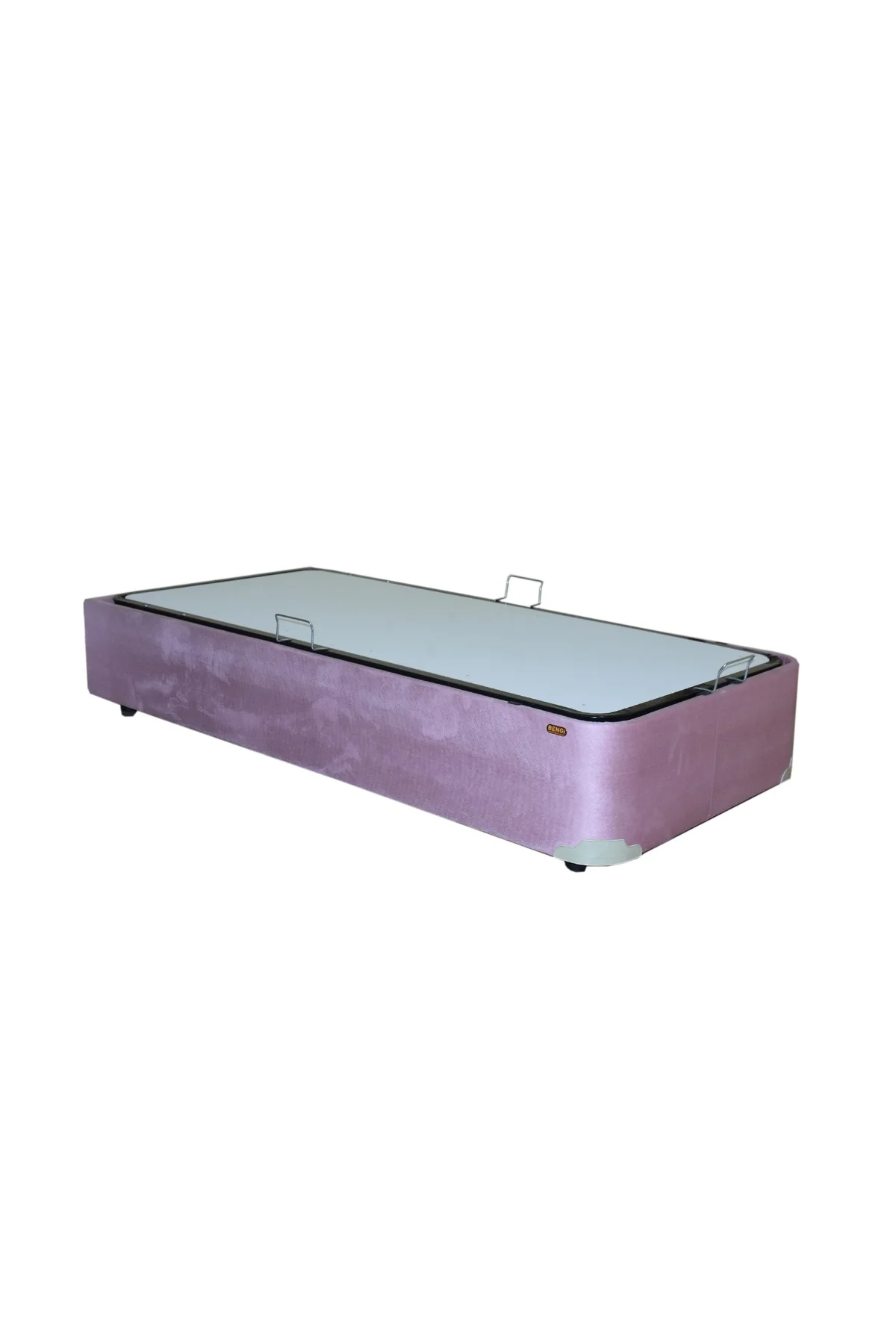 Baza Sandıklı 13426 TAY TÜY PEMBE Kumaş MODEL Metal Fırın Boya 90*190 El Yapım Baza Sandıklı 13426 TAY TÜY PEMBE Kumaş MODEL Metal Fırın Boya 90*190 El Yapım - Görsel 2