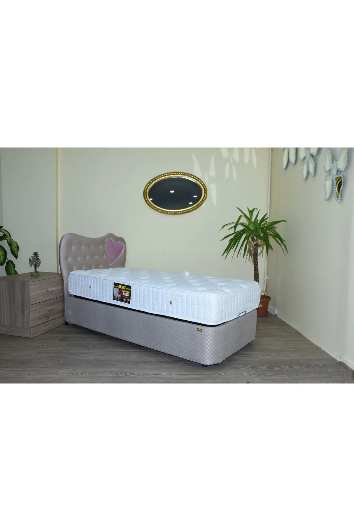 Baza Yatak Başlık 17492 Metal Çelik Kasa Full Ort Yatak Kapitone Başlık 90*190 Baza Yatak Başlık 17492 Metal Çelik Kasa Full Ort Yatak Kapitone Başlık 90*190 - Görsel 2