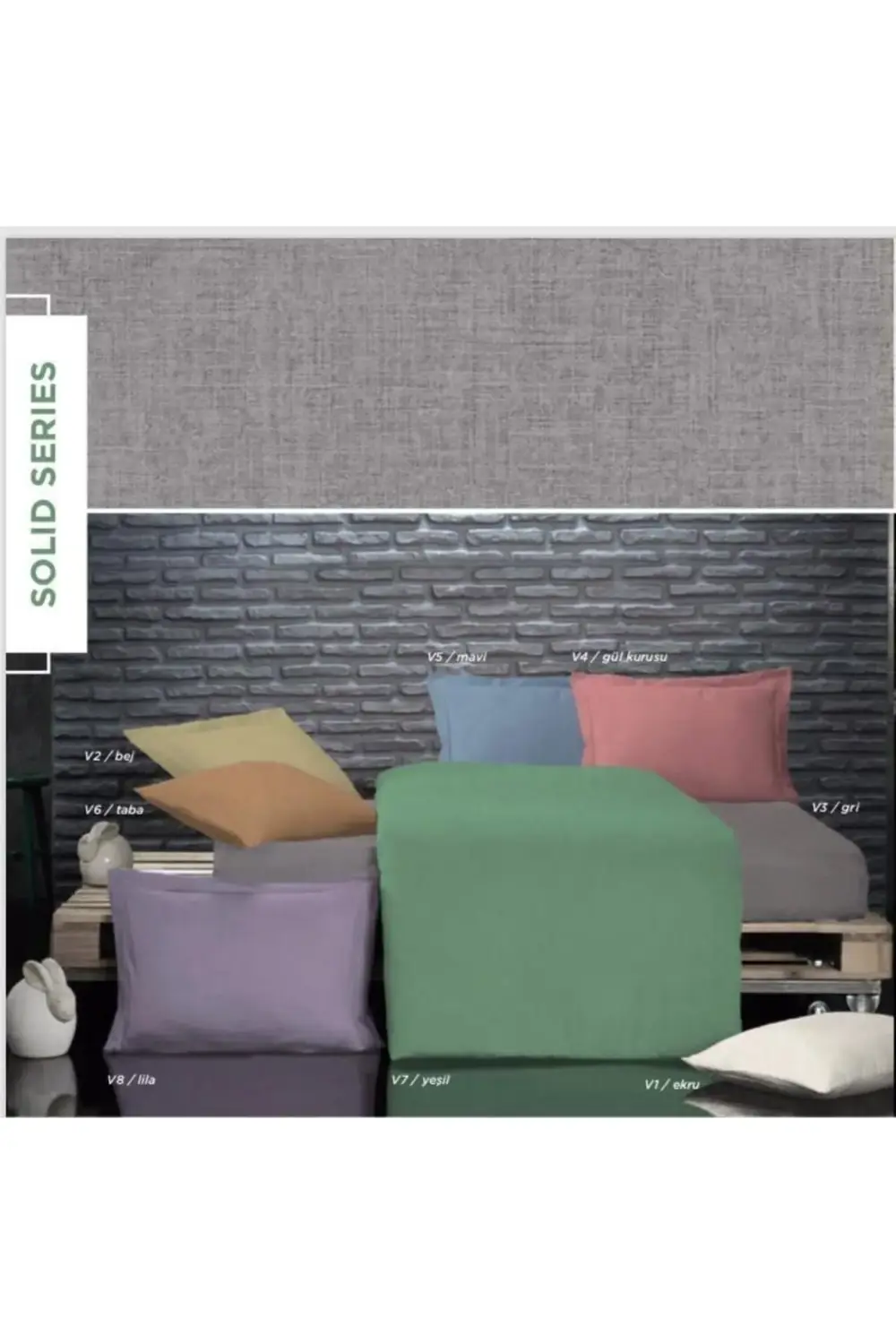 Bazaar Teo Tek Kişilik Fitted Çarşaf Seti - Ekru