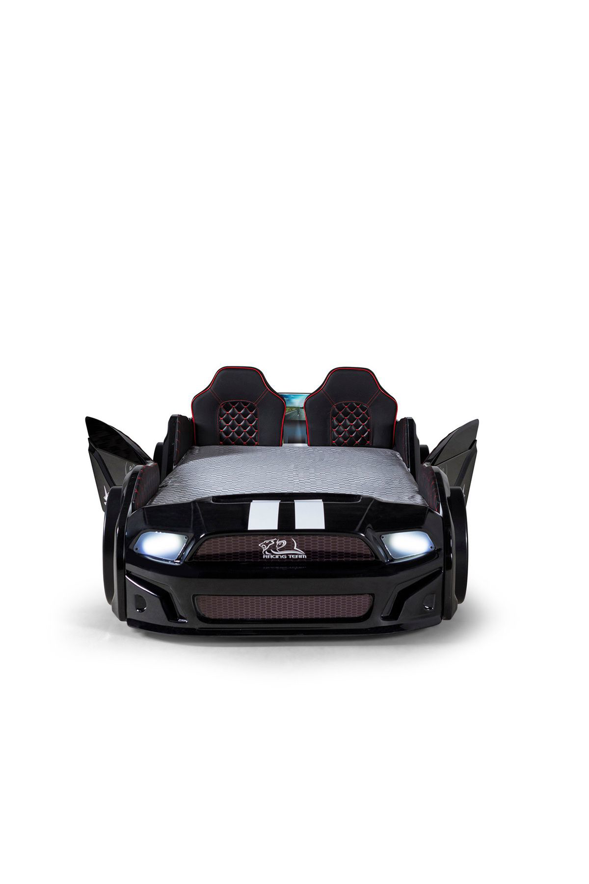 Ferramini Bazalı Arabalı Yatak Kapıları Açılan Mustang Full Ledli Kumandalı