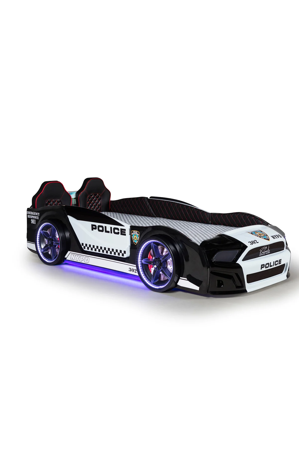 Bazalı Arabalı Yatak Kapıları Açılan Mustang Full Ledli Kumandalı