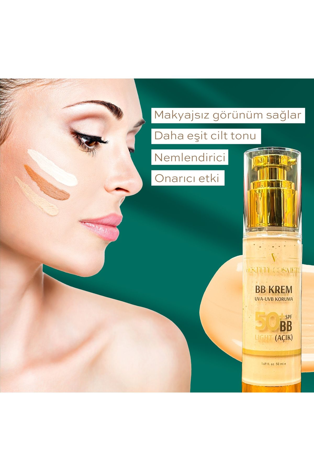 BB Krem Açık (Light)+50 SPF