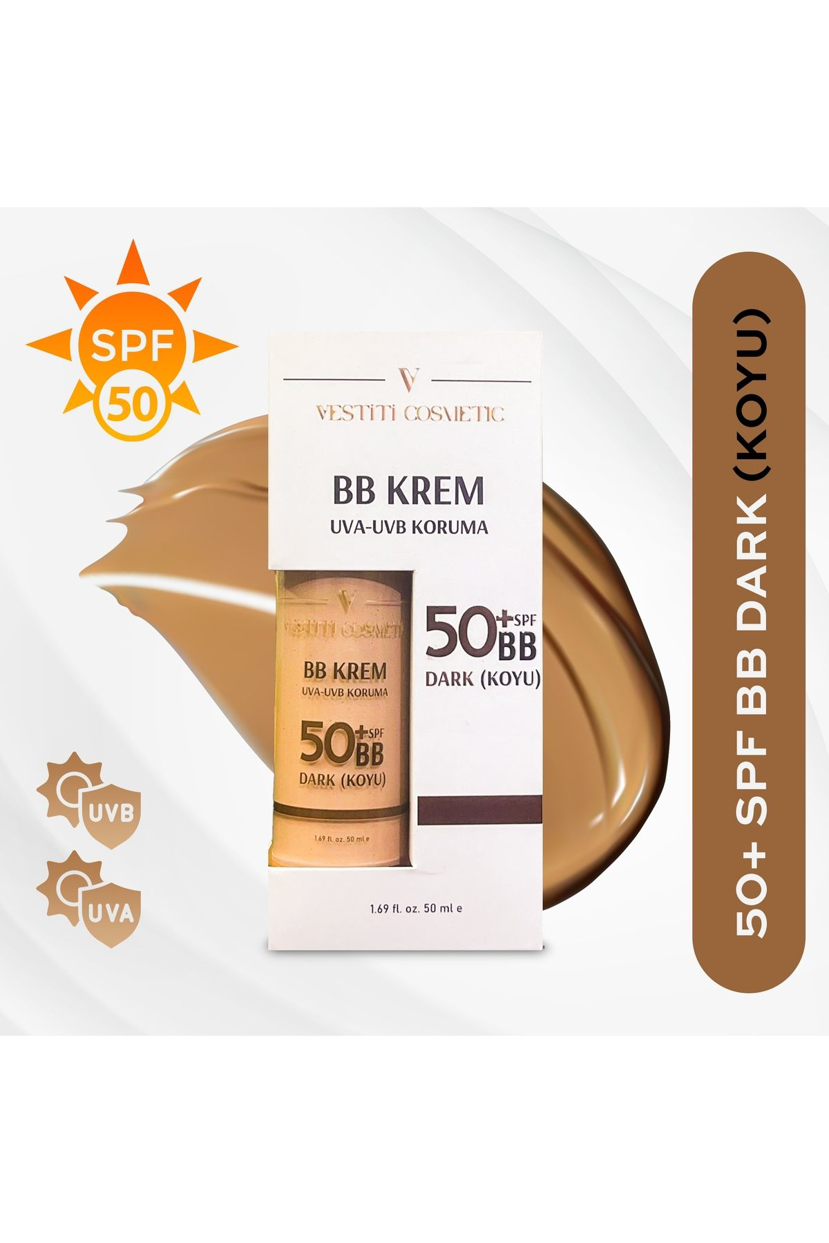 BB Krem Koyu (DARK)+50 SPF