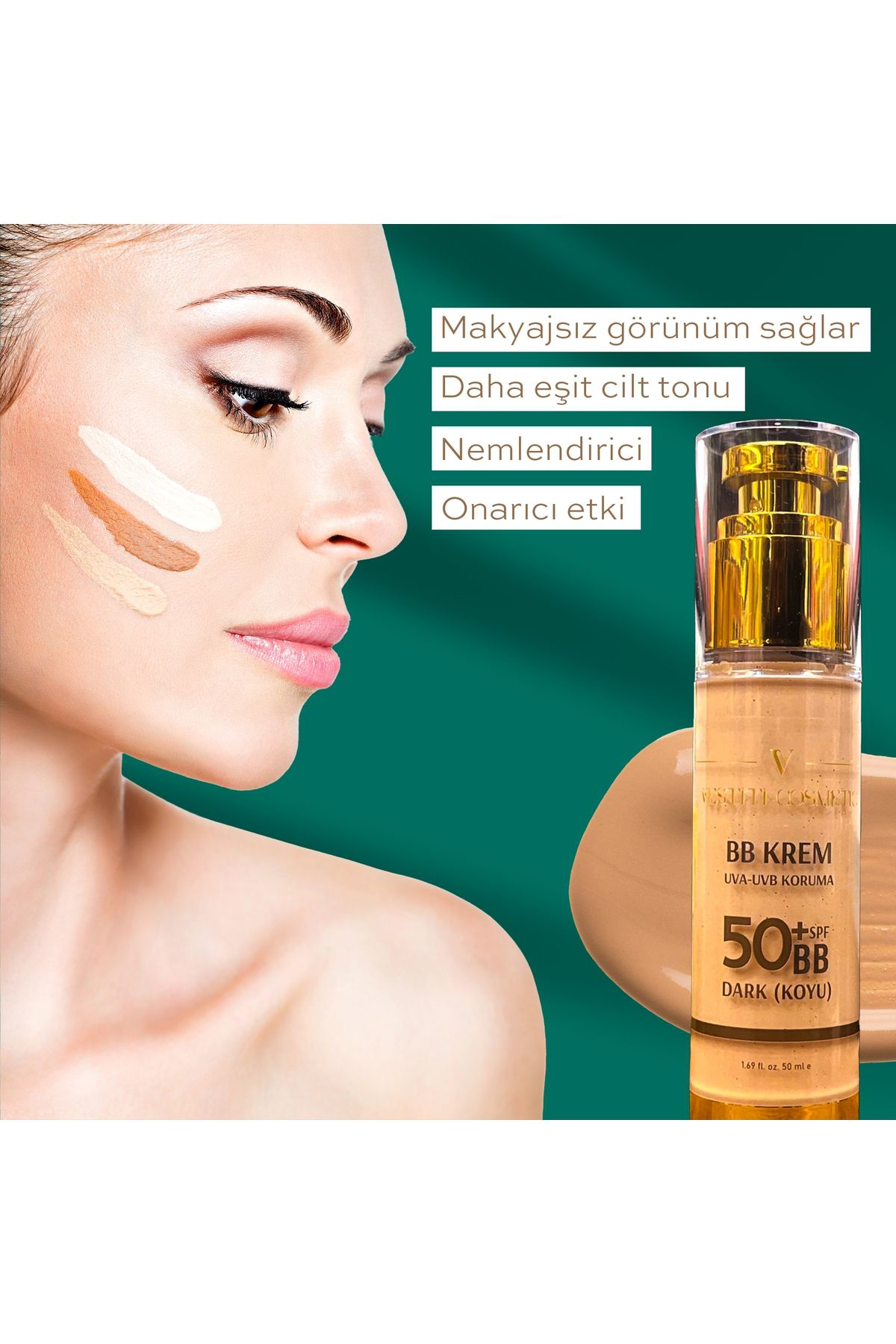 BB Krem Koyu (DARK)+50 SPF