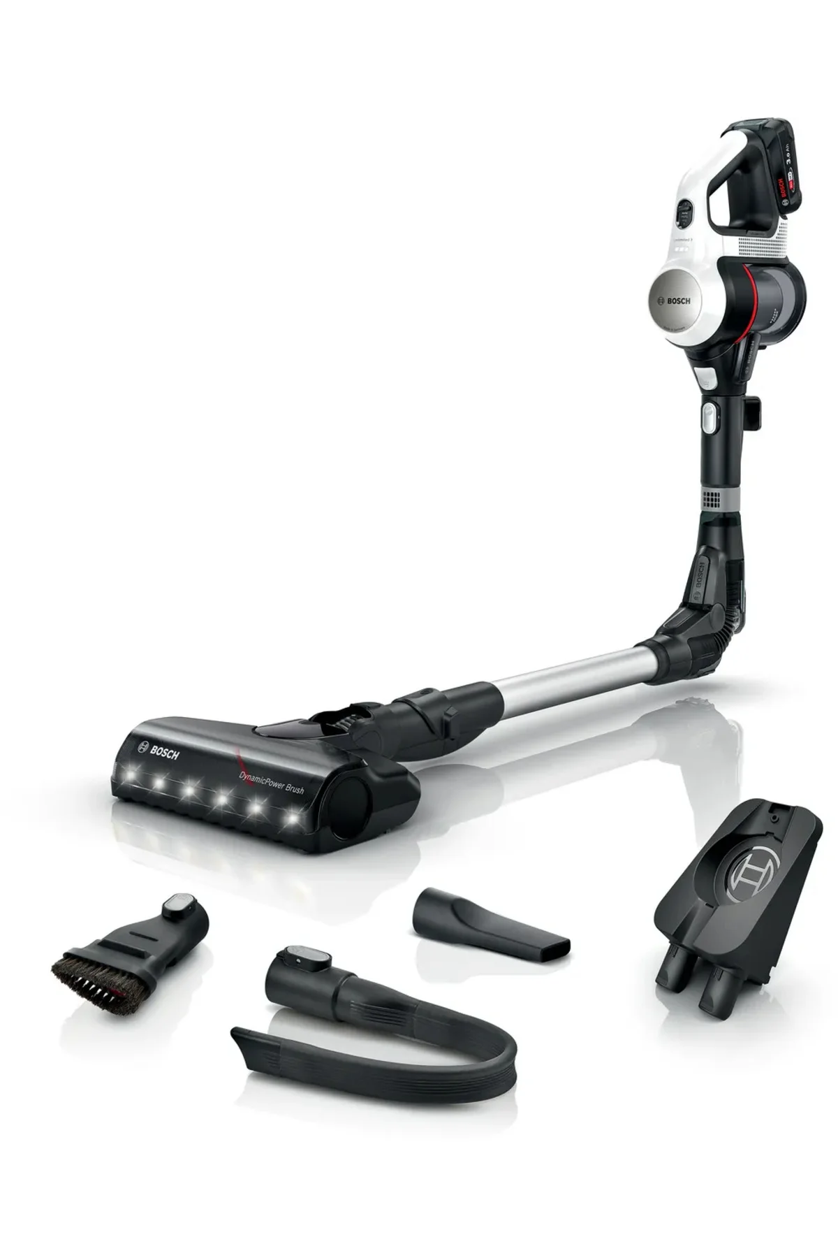 BBS711TR Beyaz Şarjlı Dikey Süpürge