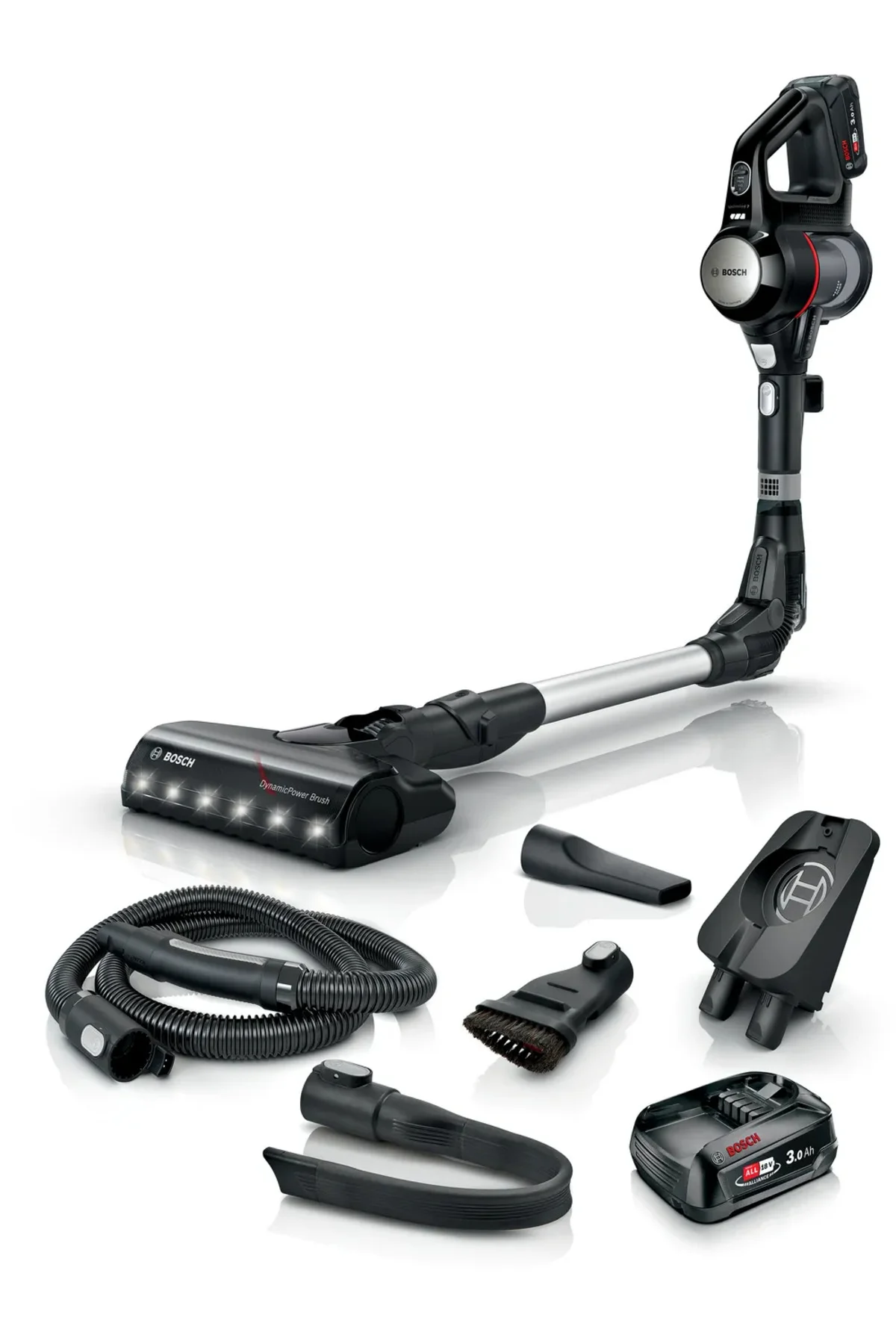 BBS712XTR Unlimited 7 Şarjlı Dikey Süpürge Siyah