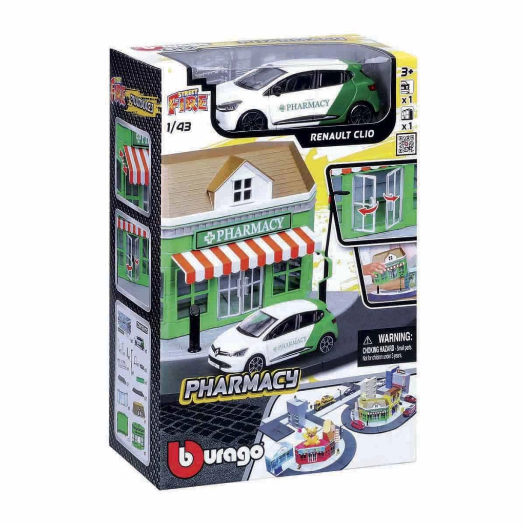 Bburago City Street Fire City Oyun Seti Bburago City Street Fire City Oyun Seti