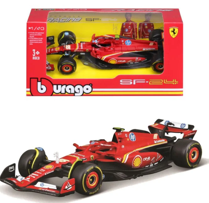 Bburago Formula 1 Scuderia Ferrari F1 TEam #55 Carlos Sainz (1:43 Ölçek) Bburago Formula 1 Scuderia Ferrari F1 TEam #55 Carlos Sainz (1:43 Ölçek)
